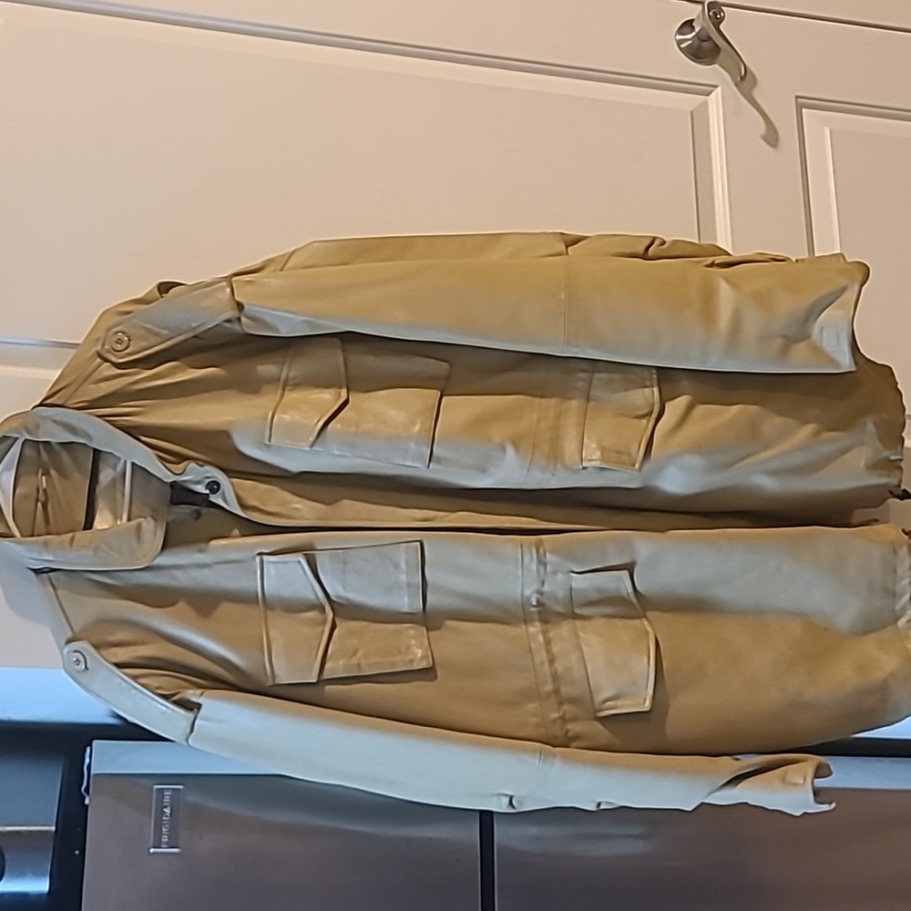 Custom Butter Soft 3 1/4 Genuine Leather Army Fat… - image 3